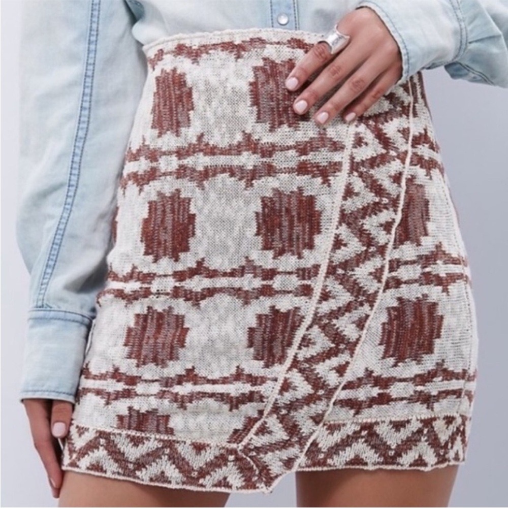 Free People Wrapped in You Blanket Skirt
